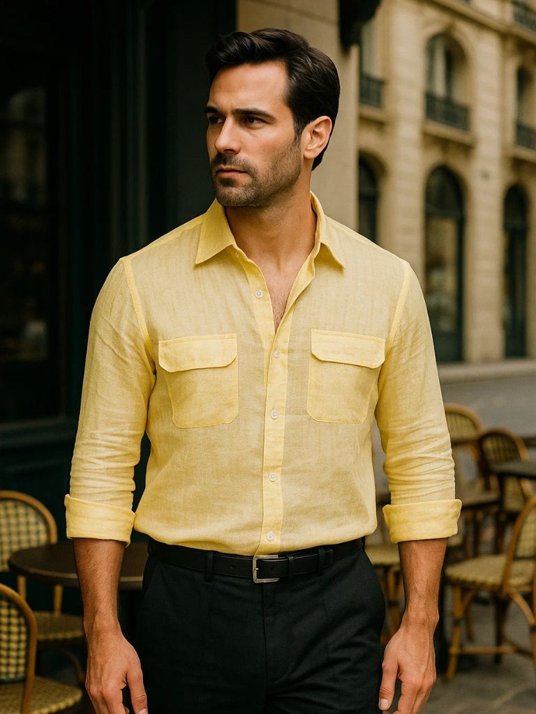 Minimalist Long Sleeve Shirt - Manly Man