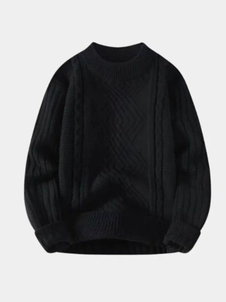 Minimalist Textured Sweater - Manly Man