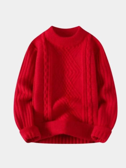 Minimalist Textured Sweater - Manly Man