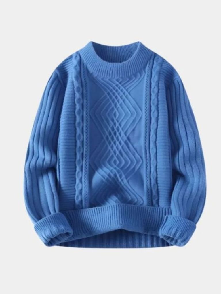 Minimalist Textured Sweater - Manly Man