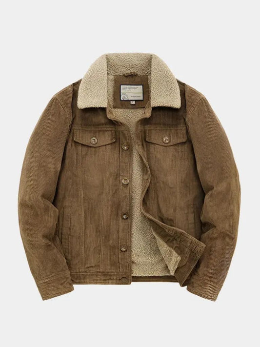 Minimalist Vintage Corduroy Jacket - Manly Man