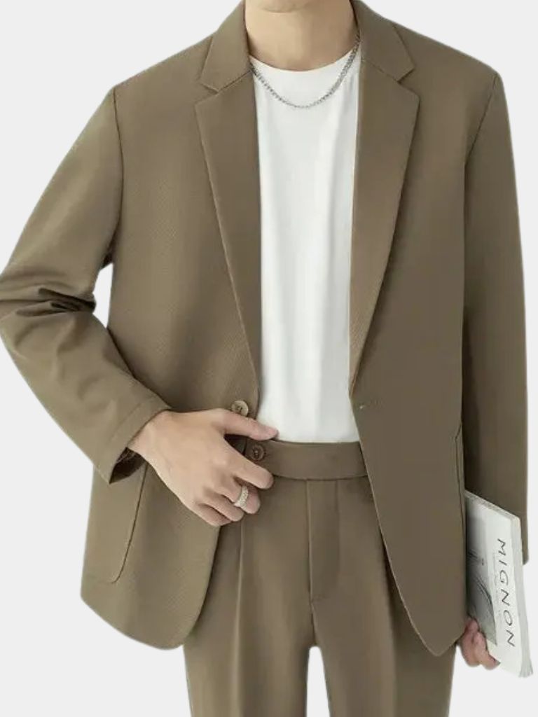 Modern Minimalist Suit Set - Manly Man