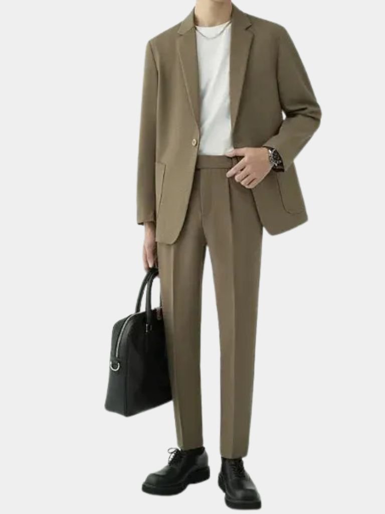 Modern Minimalist Suit Set - Manly Man
