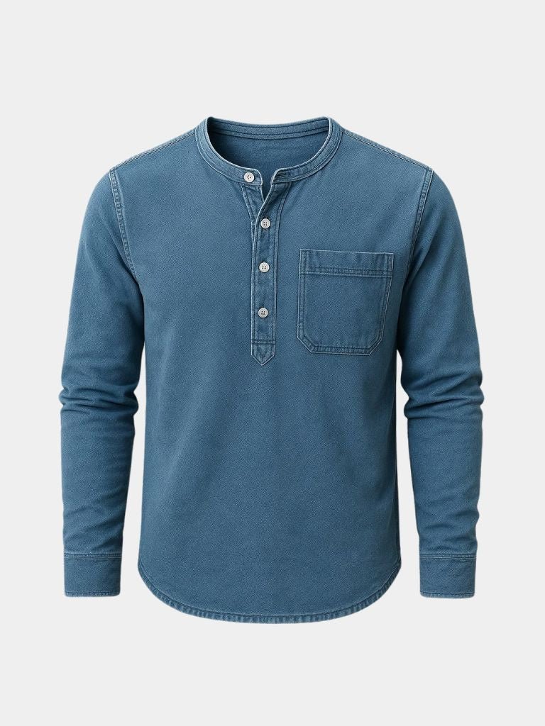 Nash Henley Long Sleeve Shirt – Manly Man