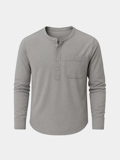 Nash Henley Long Sleeve Shirt – Manly Man