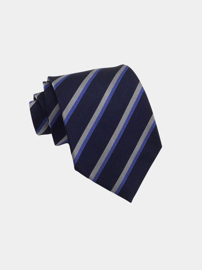 Navy Ledger Tie – Manly Man
