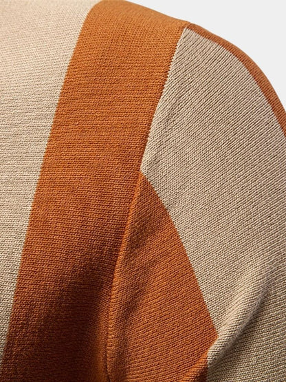 Navy Stripe Polo - Manly Man