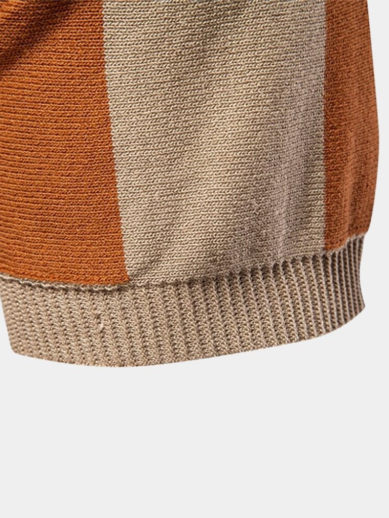 Navy Stripe Polo - Manly Man