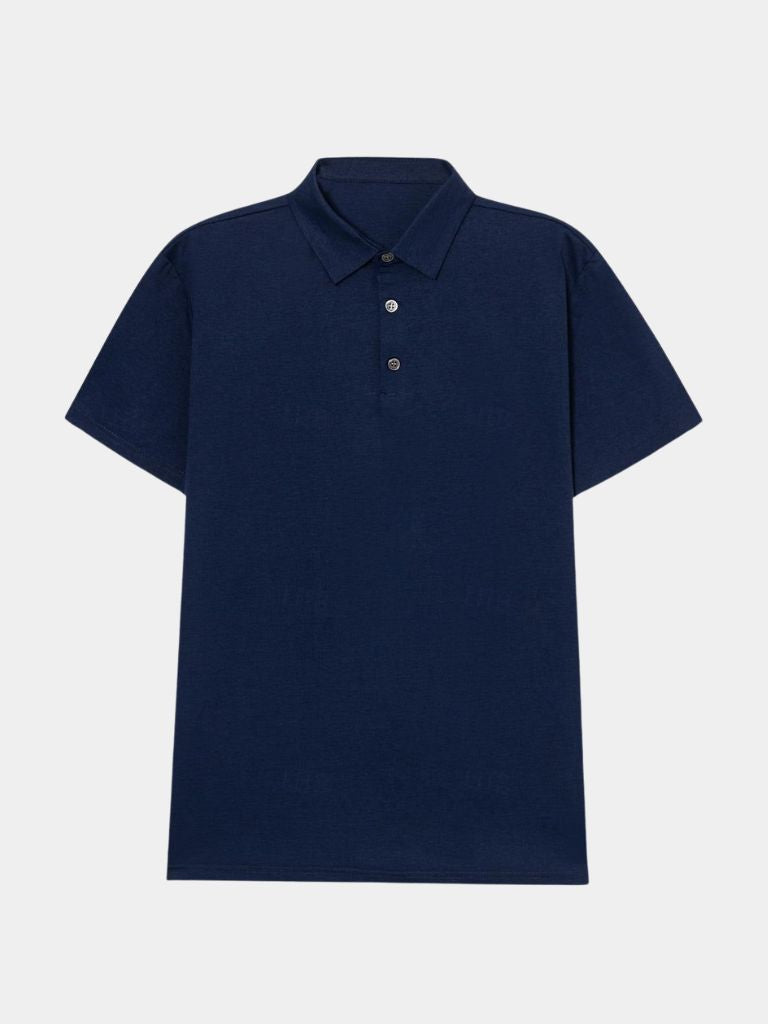 Polo Windsor azul marino – Hombre varonil
