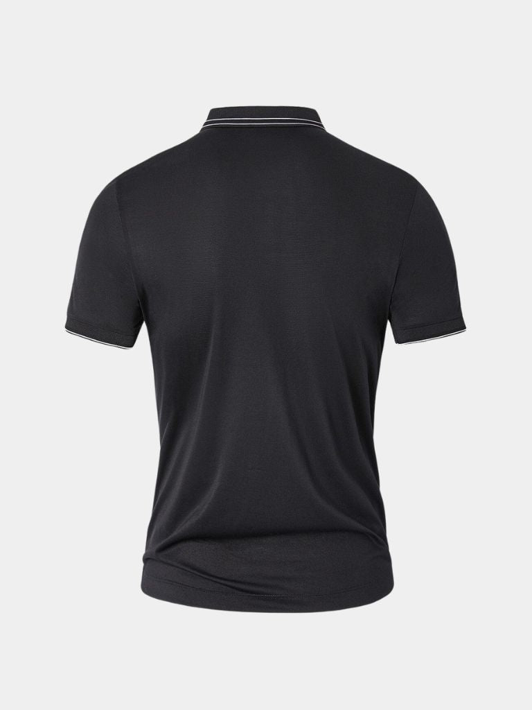 Obsidian Trim Polo – Manly Man