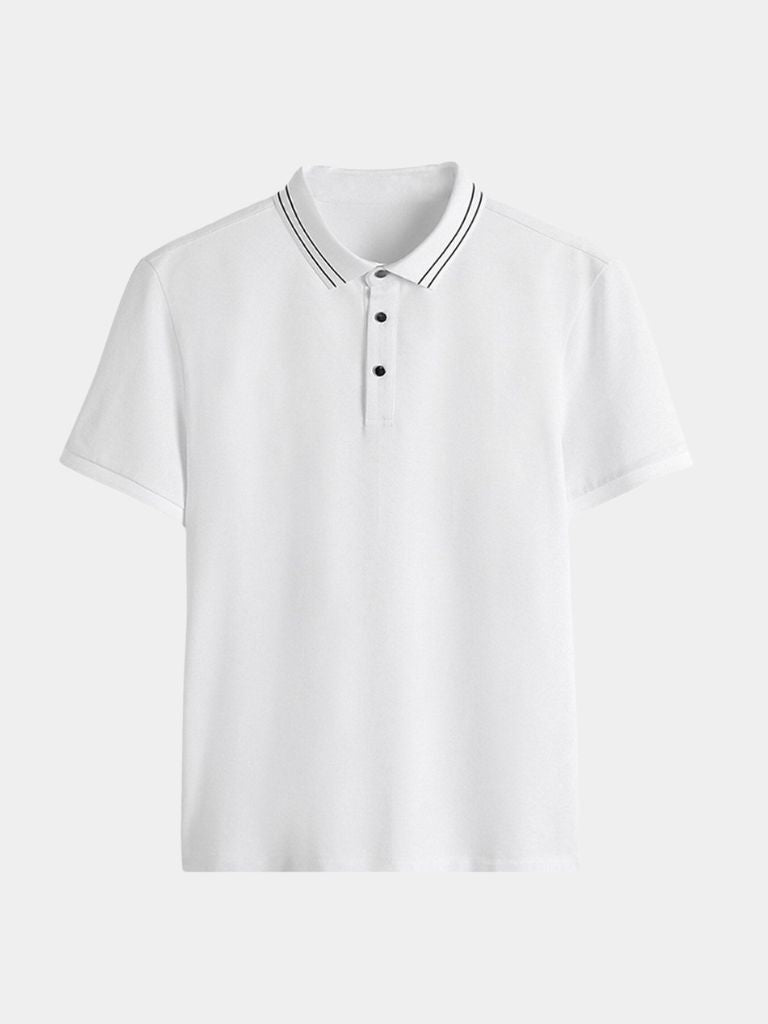 Obsidian Trim Polo – Manly Man
