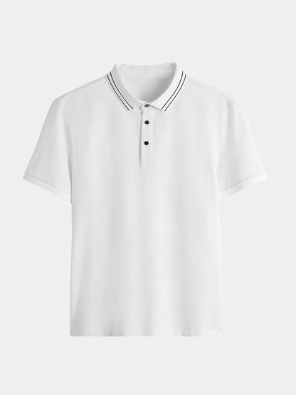 Obsidian Trim Polo – Manly Man