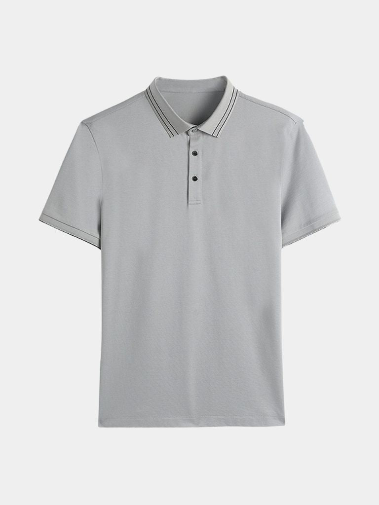 Obsidian Trim Polo – Manly Man