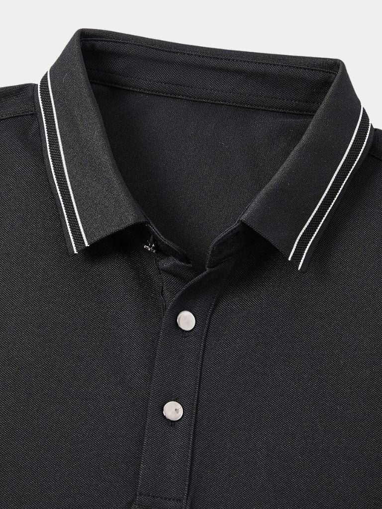 Obsidian Trim Polo – Manly Man