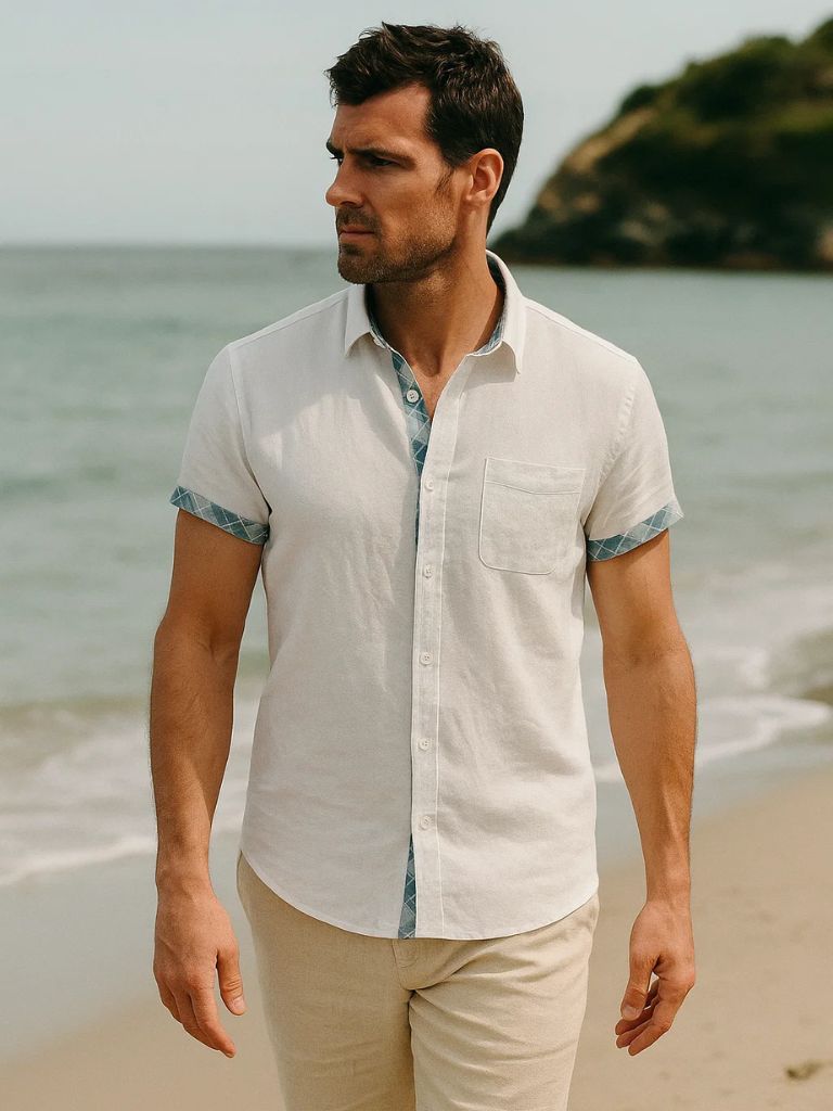 Ocean Detail Casual Shirt - Manly Man