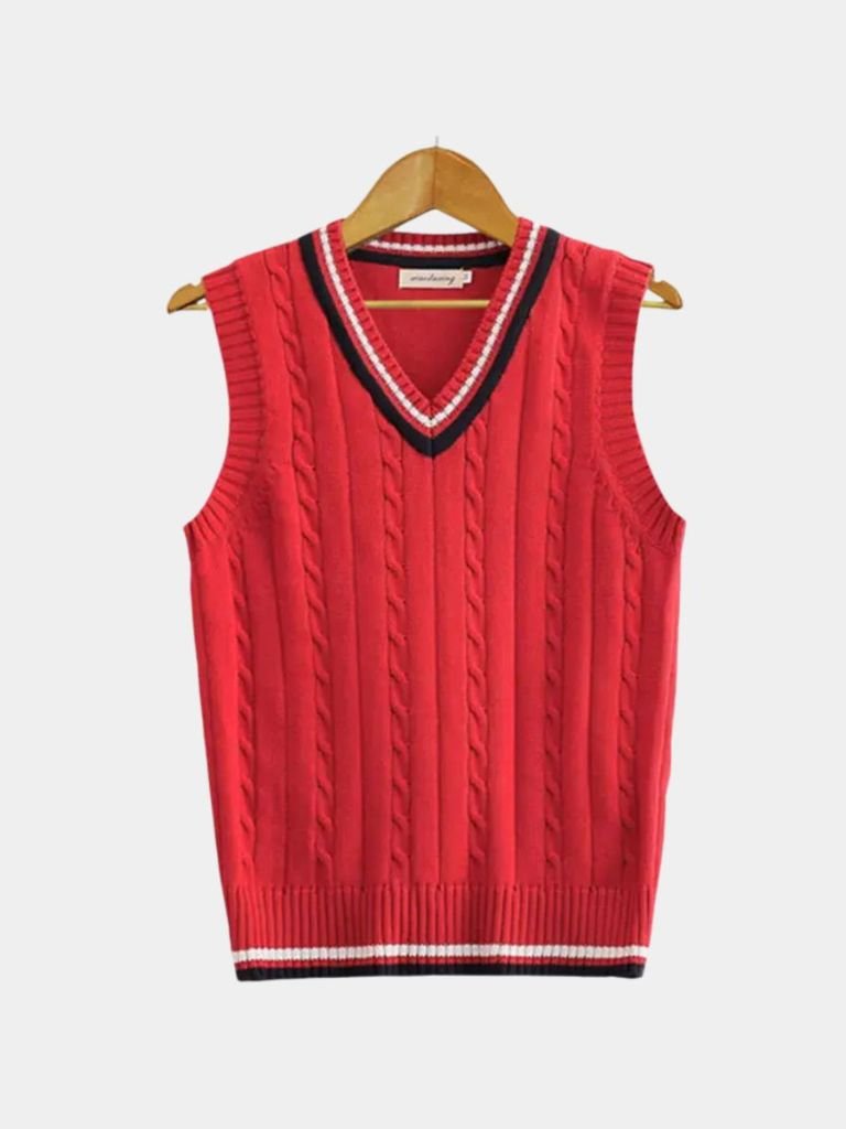 Old Money Essential Knit Vest - Manly Man