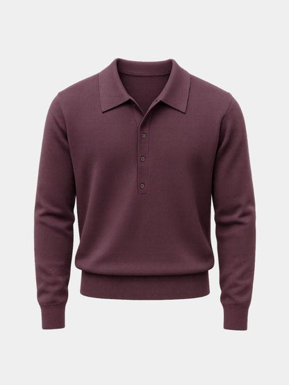 Old Money Knit Polo Sweater - Manly Man