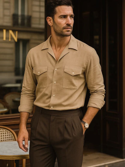 Old Money Long Sleeve Shirt - Manly Man