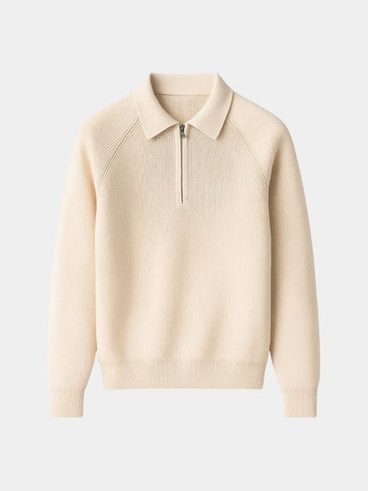 Suéter con cremallera de un cuarto de raglán - Manly Man