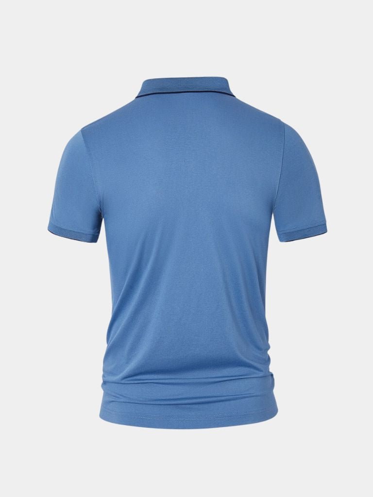 Regis Quarter Zip Polo – Manly Man