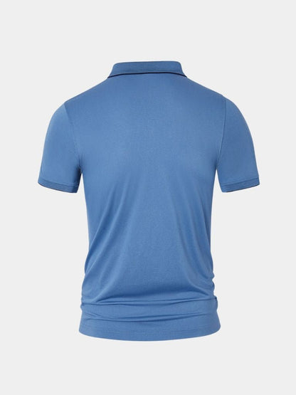 Regis Quarter Zip Polo – Manly Man