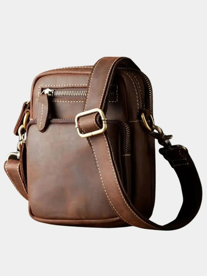 Bolso de hombro de cuero retro para hombre - Manly Man