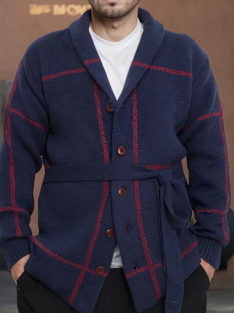 Rome Belted Sweater Coat - Manly Man