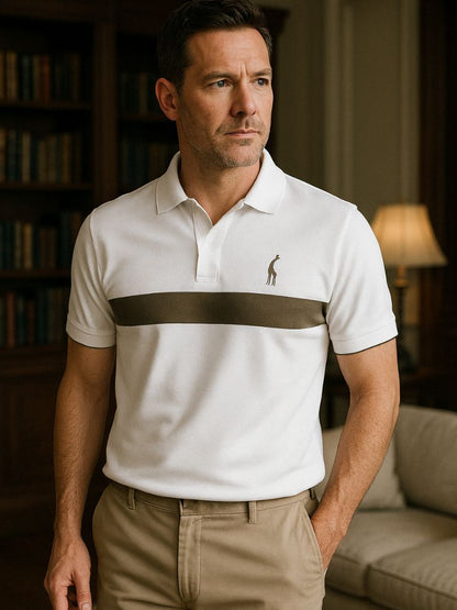 Polo de rayas Savanna – Manly Man