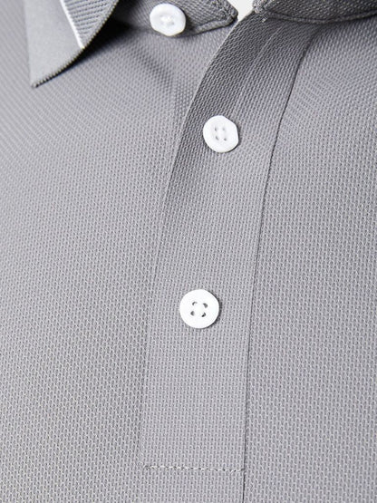 Steel Grey Polo – Manly Man