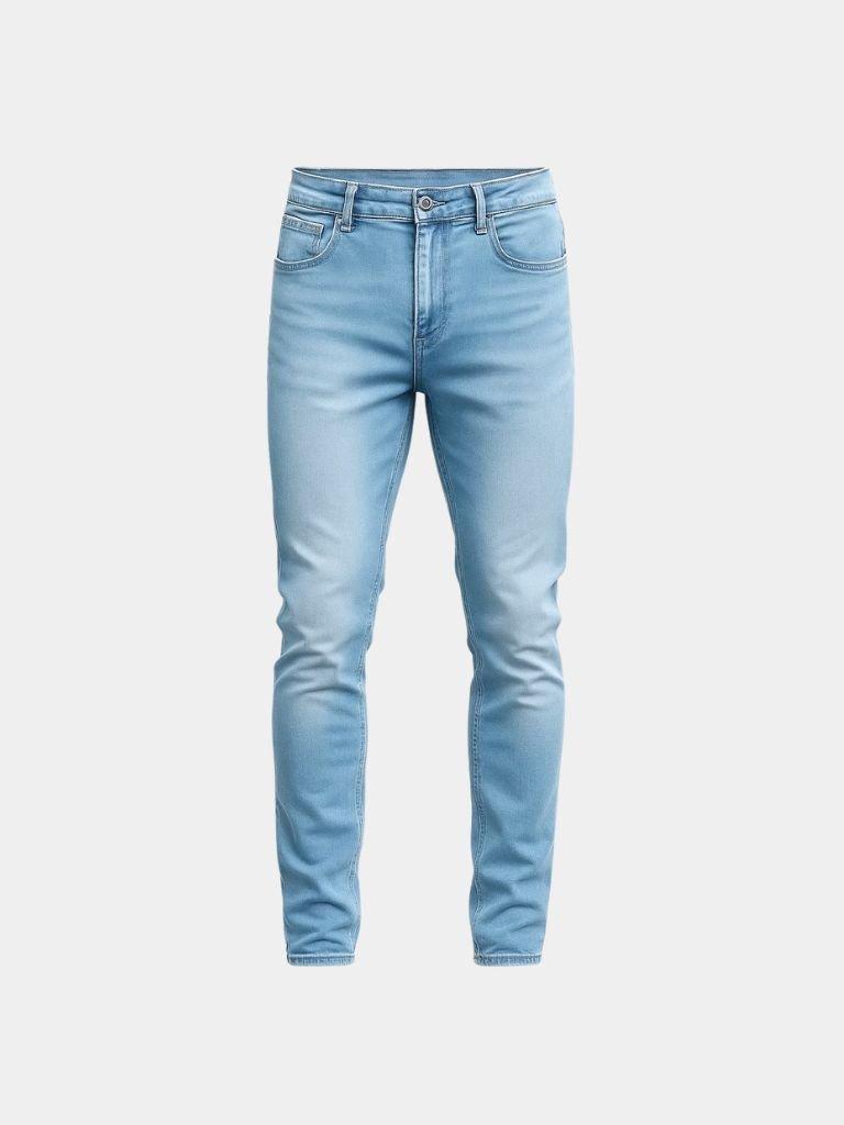 Stretchy Skinny Denim Jeans Trousers - Manly Man