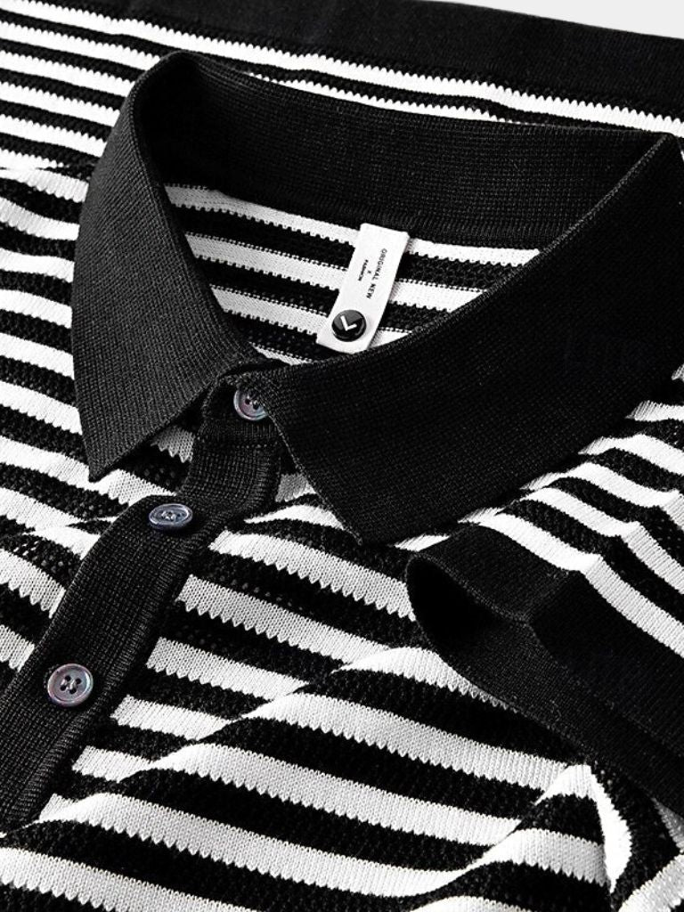 Stripe Class Polo - Manly Man