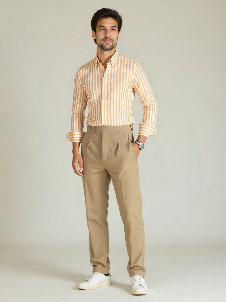 Camisa de seersucker a rayas - Manly Man