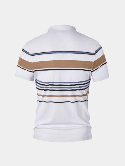 Sunset Stripe Polo – Manly Man
