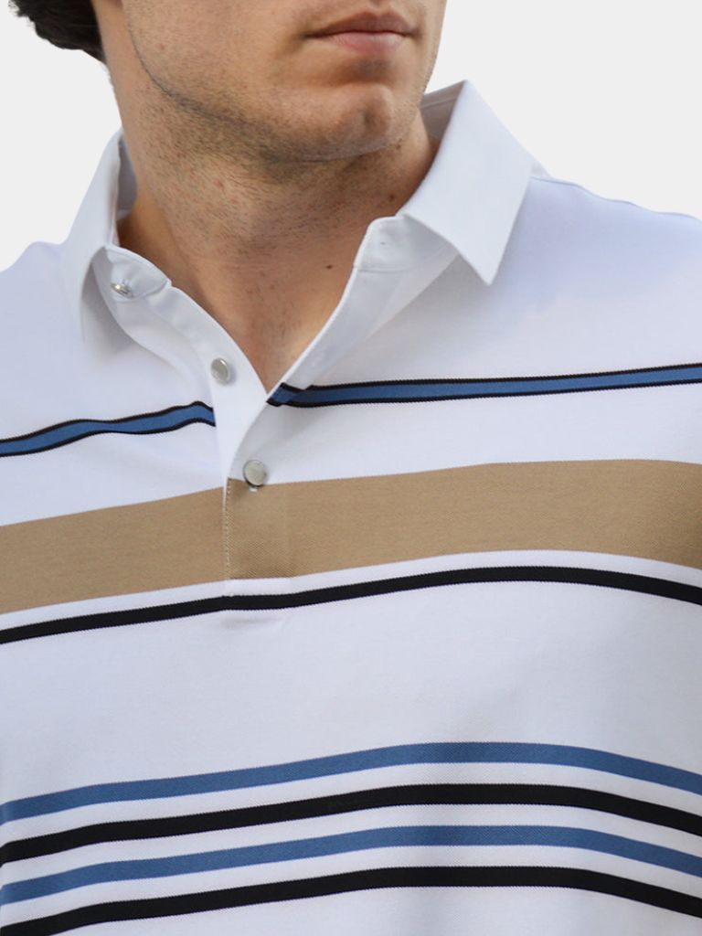 Sunset Stripe Polo – Manly Man