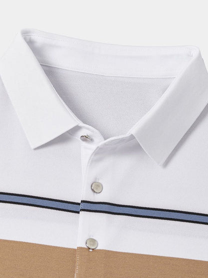 Sunset Stripe Polo – Manly Man