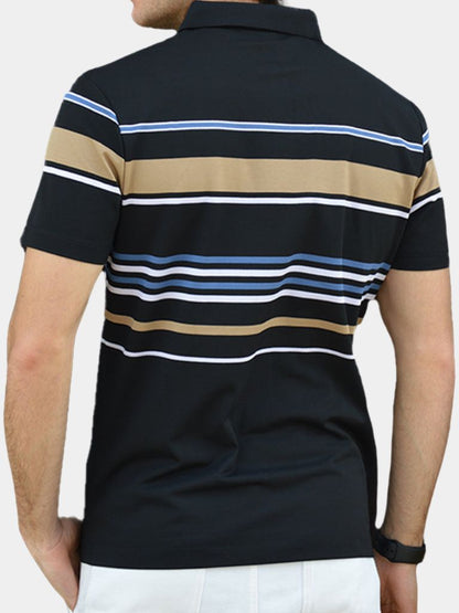 Sunset Stripe Polo – Manly Man
