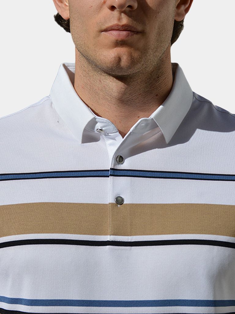 Sunset Stripe Polo – Manly Man