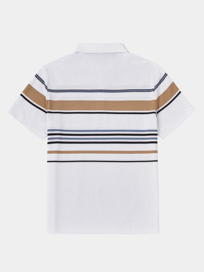 Sunset Stripe Polo – Manly Man