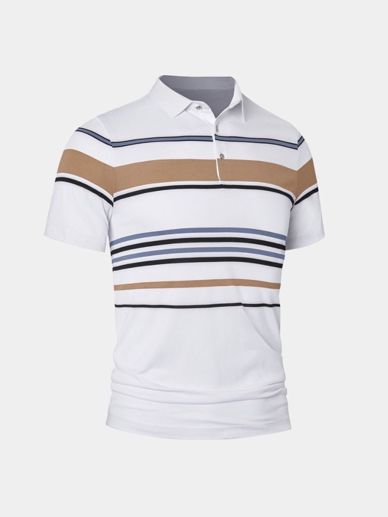 Sunset Stripe Polo – Manly Man