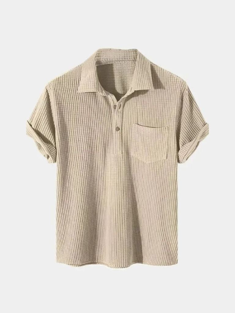 Textured Short Sleeve Shirt - Manly Man
