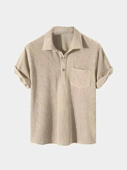 Textured Short Sleeve Shirt - Manly Man