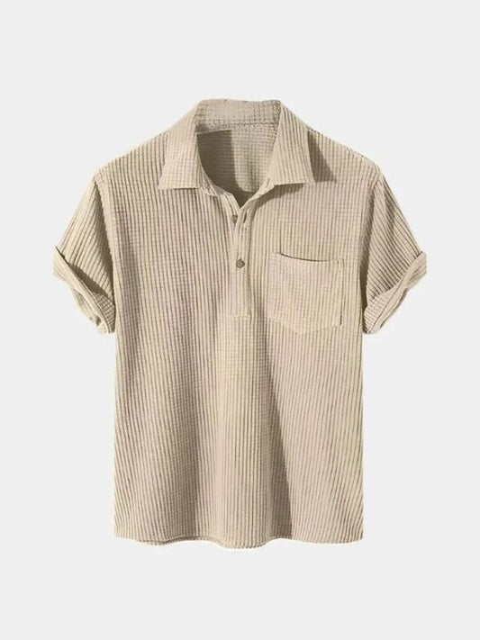 Textured Short Sleeve Shirt - Manly Man
