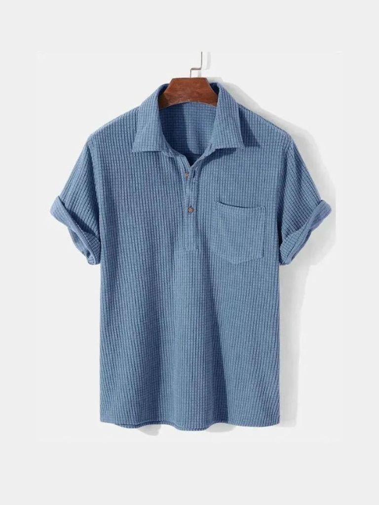 Textured Short Sleeve Shirt - Manly Man