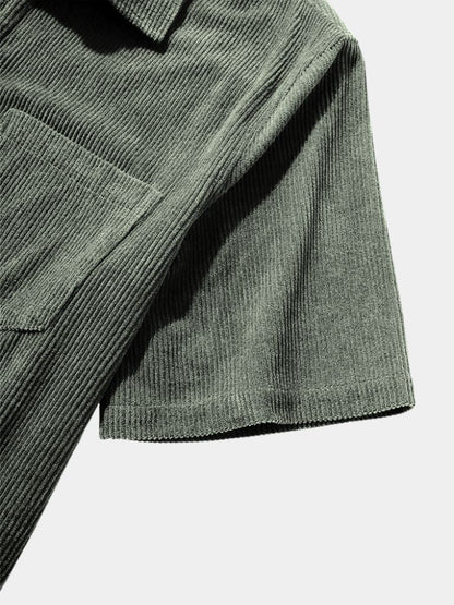 Textured Short Sleeve Shirt - Manly Man