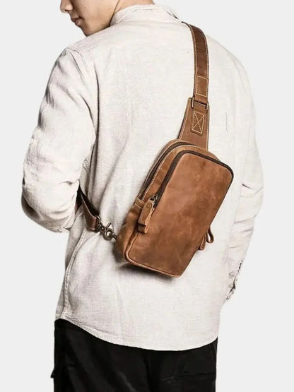 El bolso de cuero Vanguard - Manly Man