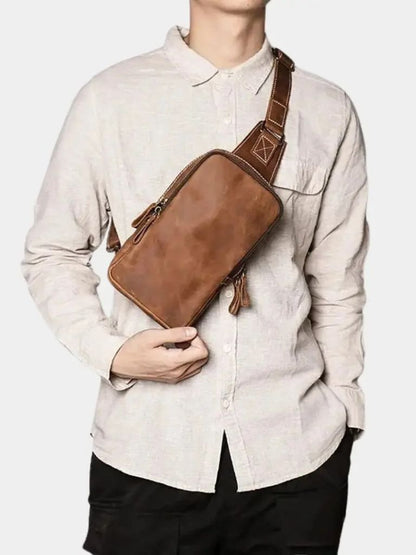 El bolso de cuero Vanguard - Manly Man