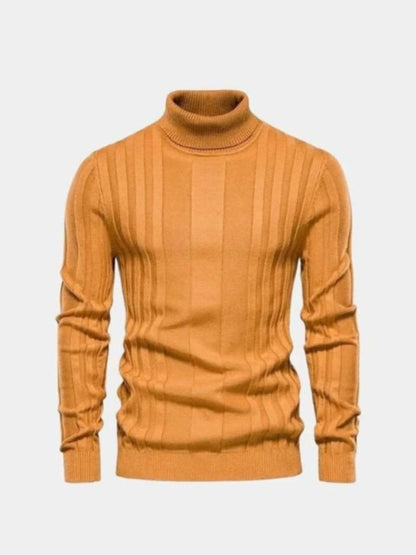 Turtleneck Knitwear Pullover Sweater - Manly Man