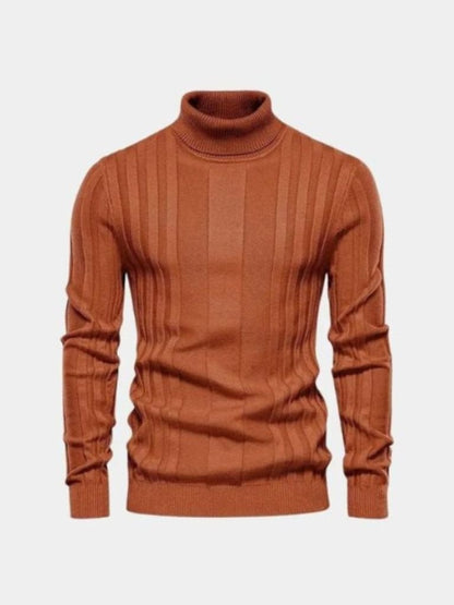 Turtleneck Knitwear Pullover Sweater - Manly Man