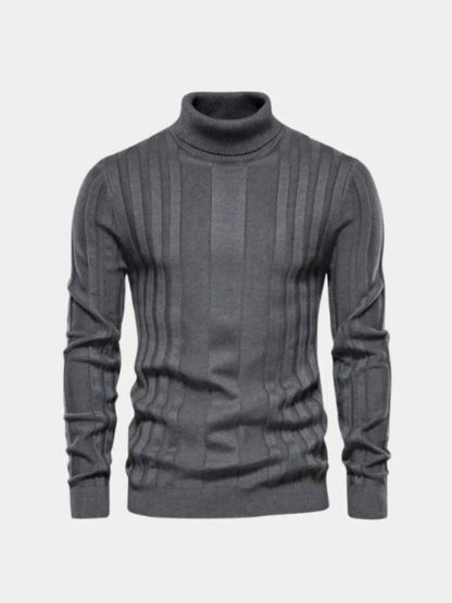 Turtleneck Knitwear Pullover Sweater - Manly Man