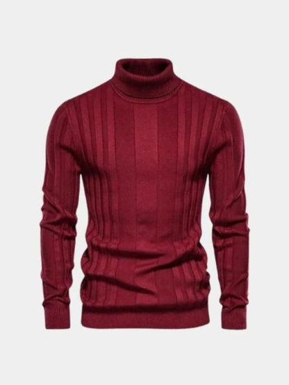 Turtleneck Knitwear Pullover Sweater - Manly Man